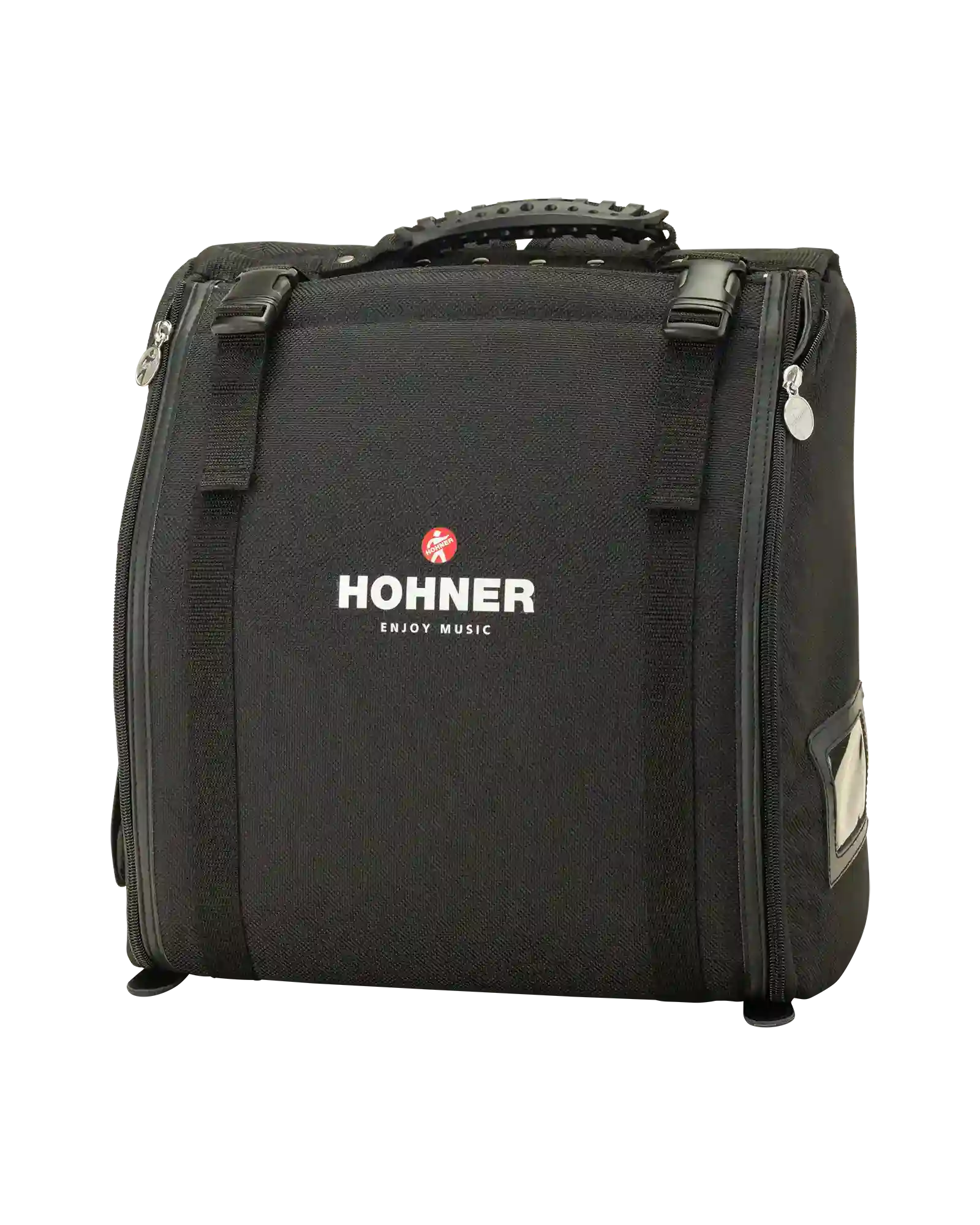 Acordeón Diatónico Hohner A48431 Compadre Fa-Sib-Mib - Blanco con Funda