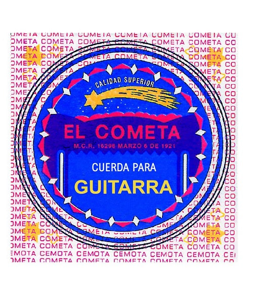 El Cometa Encordadura para Guitarra Acústica 506 Acero con Borla