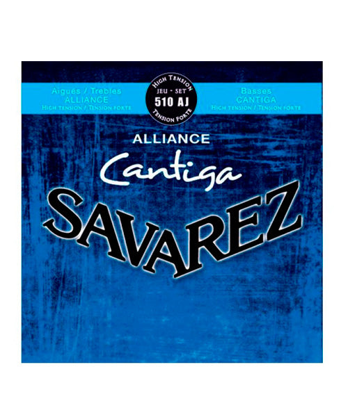 Savarez Encordadura Para Guitarra Clásica (Tensión Alta) 510AJ Alliance Cantiga