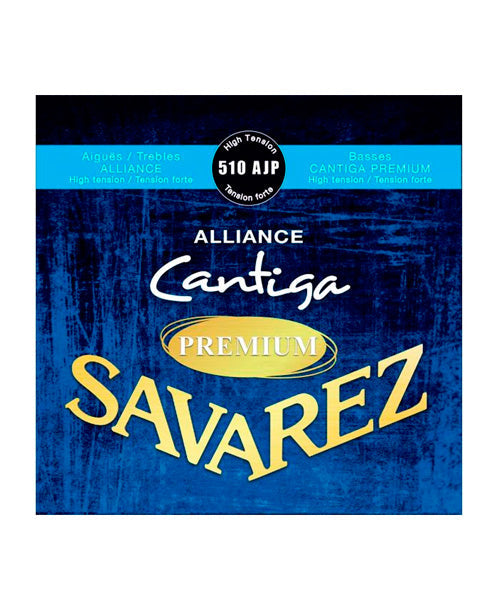 Encordadura Savarez 510AJP Alliance Cantiga Premium para Guitarra Clásica Tensión Alta