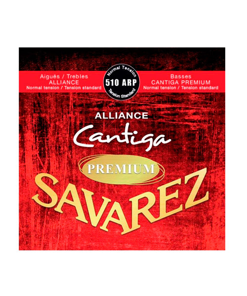 Savarez Encordadura Para Guitarra Clásica (Tensión Normal) 510ARP Alliance Cantiga Premium