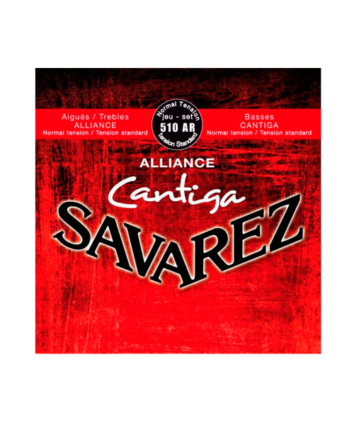 Savarez Encordadura Para Guitarra Clásica (Tensión Normal) 510AR Alliance Cantiga