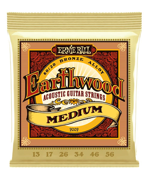 Ernie Ball Encordadura Guitarra Acústica 2002 Earthwood Medium 80/20