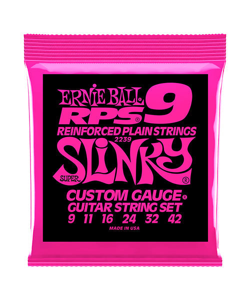 Encordadura Ernie Ball RPS Super Slinky 2239 para Guitarra Eléctrica 9-42