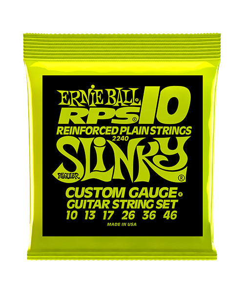 Encordadura Ernie Ball RPS Regular Slinky 2240 para Guitarra Eléctrica 10-46