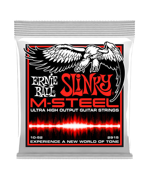 Encordadura Ernie Ball M-Steel 2915 para Guitarra Eléctrica 10-52