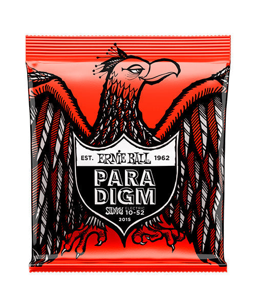 Encordadura Ernie Ball Paradigm Skinny Top Heavy Bottom 2015 para Guitarra Eléctrica 10-52