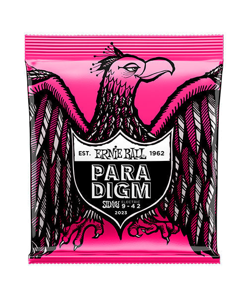 Encordadura Ernie Ball Paradigm Super Slinky 2023 para Guitarra Eléctrica 9-42