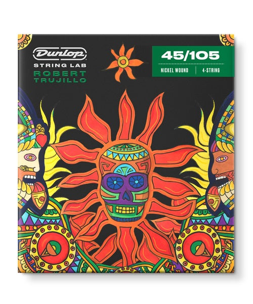 Encordadura Dunlop Hybrid Robert Trujillo RTN45105-CV Nickel Wound para Bajo Eléctrico 45–105