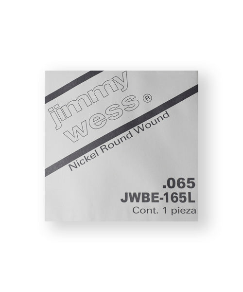 Cuerda Jimmy Wess 165L Long Scale para Bajo Eléctrico .065 (1 pza)