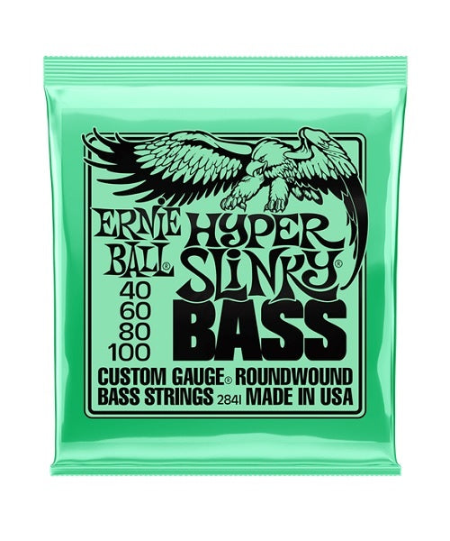 Encordadura Ernie Ball Hyper Slinky Bass 2841 para Bajo Eléctrico 40-100