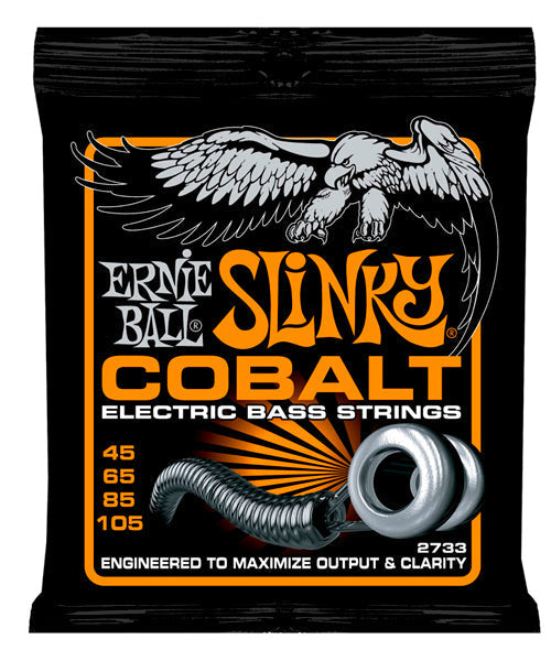 Encordadura Ernie Ball Hybrid Slinky Cobalt 2733 para Bajo Eléctrico 45-105