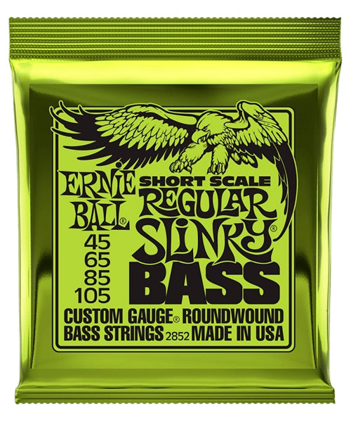Encordadura Ernie Ball Short Scale Regular Slinky 2852 para Bajo Eléctrico 45-105