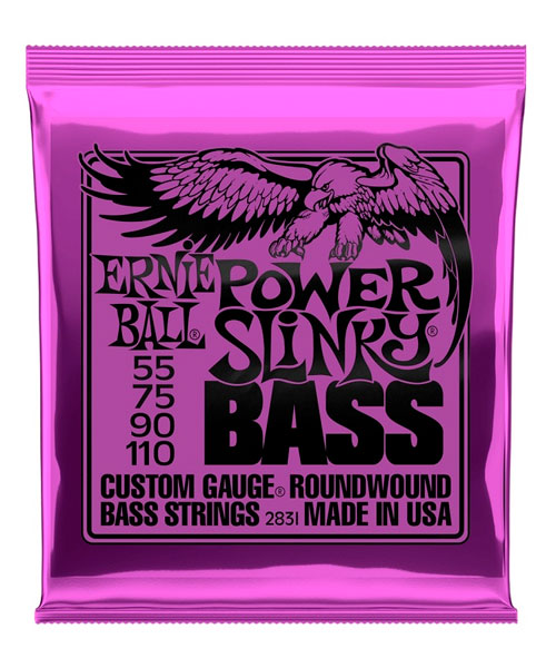 Encordadura Ernie Ball Power Slinky 2831 para Bajo Eléctrico 55-110