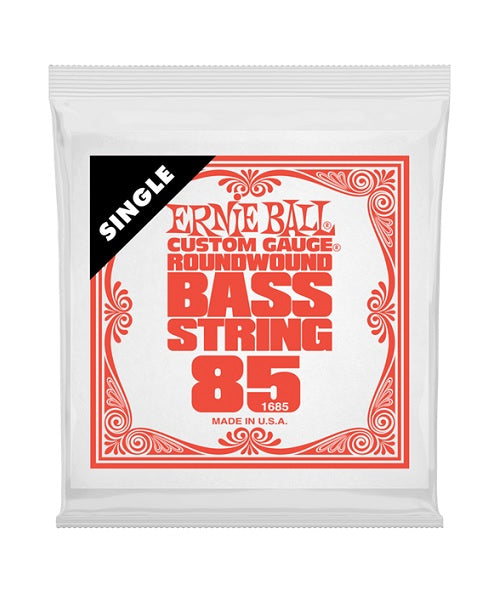 Ernie Ball Cuerda "Custom Gauge Roundwound" 1685 para Bajo Eléctrico, Calibre 0.085, Nickel Wound