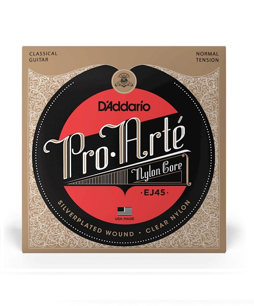 Encordadura D'Addario EJ45 para Guitarra Clásica Tensión Normal