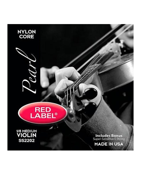 Super Sensitive Encordadura "Red Label" 2202 para Violín 1/8
