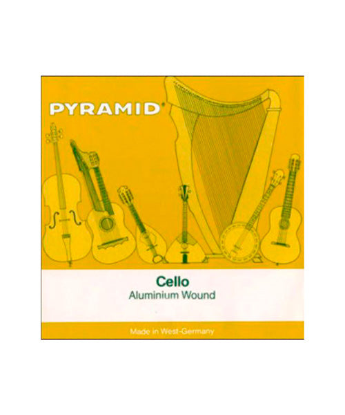 Encordadura Pyramid Para Cello 3/4 - Aluminio Alta Calidad