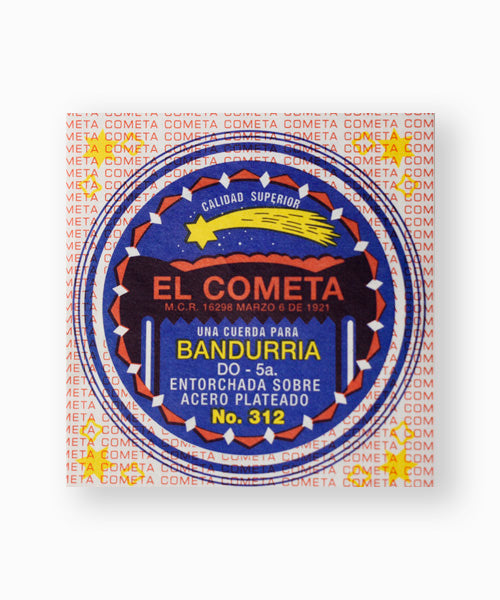 El Cometa Cuerda 312(12) para Bandurria, 5A, Entorchado Cobre