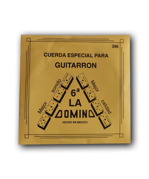 Domino Cuerda 396(12) para Guitarrón, 6A Plateada, 12 piezas