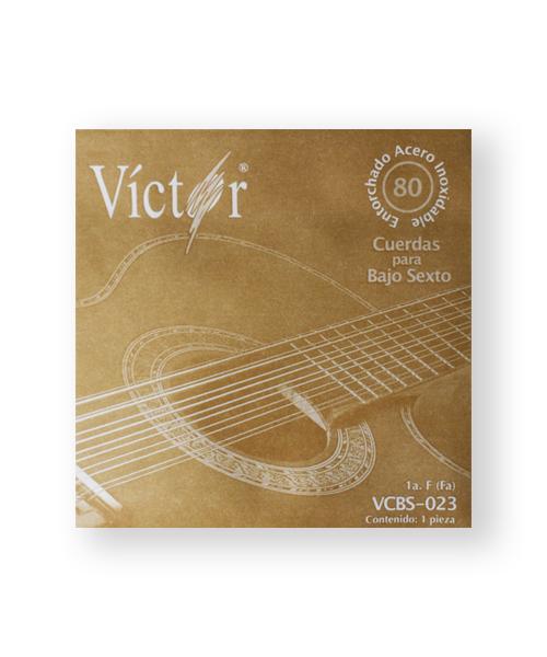 Víctor Cuerda 81(10) para Bajo Sexto, 1A, Entorchada Acero Inoxidable, 10pzas