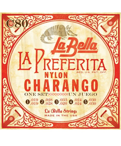 La Bella Encordadura Para Charango 10 Cuerdas C80
