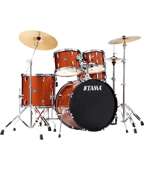 Tama Batería 5 piezas Cobre Brillante con Atriles, Asiento, Platillos ST52H6C-SCP, Stagestar