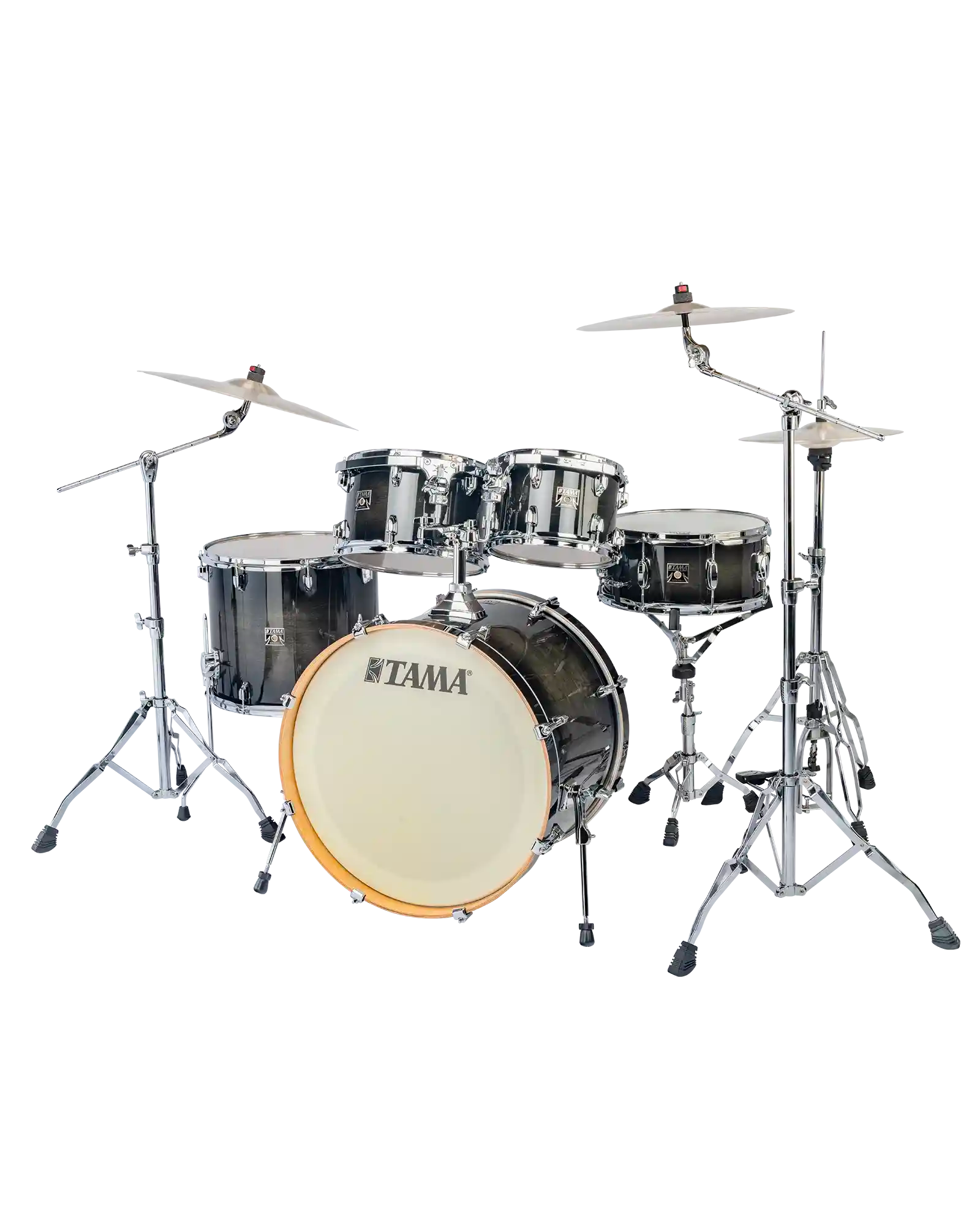 Tama Batería 5 piezas Negro Sombreado con Atriles CL52KRS-TPB Superstar Classic Maple