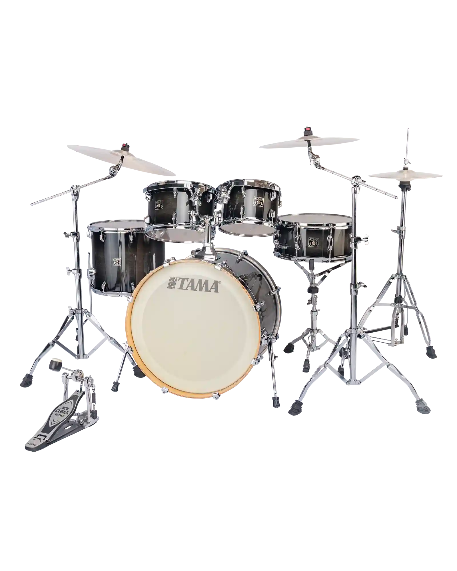 Tama Batería 5 piezas Negro Sombreado con Atriles CL52KRS-TPB Superstar Classic Maple
