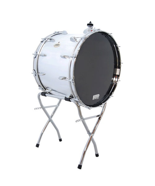 Powerbeat Bombo CAS-22 CH Cromado 22"x16"con Atril y Baquetón "RNDZ"