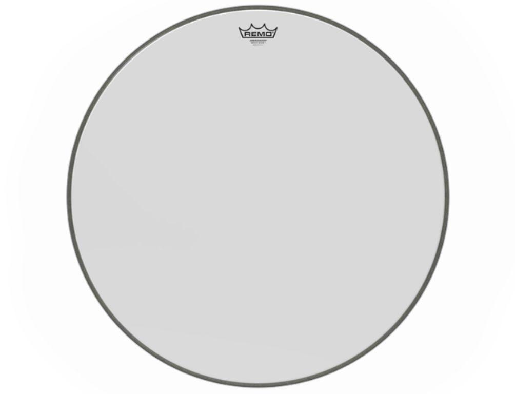 Remo Parche 26" BR-1226-00 Ambassador Blanco