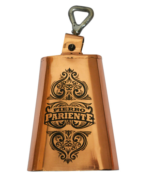 Cencerro POWER BEAT Fierro Pariente 15 cm Cobrizo