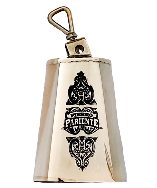 Cencerro POWER BEAT Fierro Pariente 15 cm. Dorado