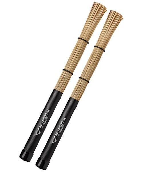 Baquetas Especiales VATER Monster Whisk, Fibras de Sorgo