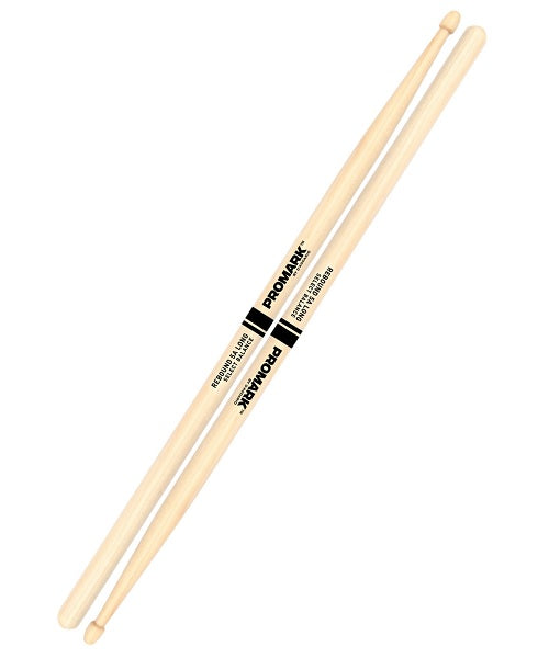 Promark Baquetas Select Balance RBH565LAW Rebound 5A Long Hickory Punta de Madera