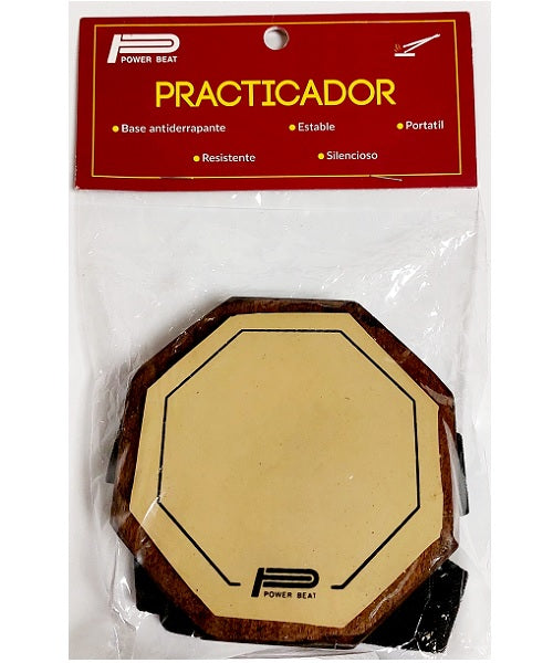 Powerbeat Practicador PBP-R Madera con Goma para Rodilla