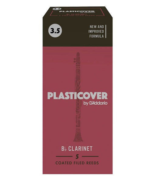 Caña D'Addario "Plasticover" RRP05BCL350(5) para Clarinete Si Bemol 3 1/2-Caja de 5 Piezas