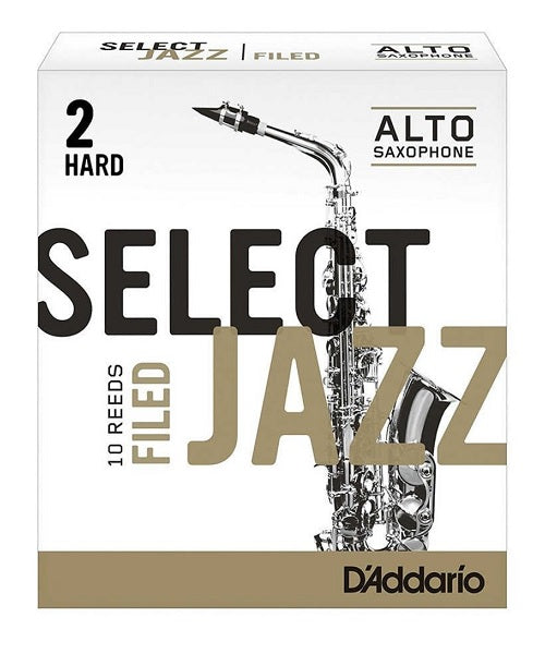 Caña D'Addario "Select Jazz Filed" para Saxofón Alto 2H-Caja de 10 Piezas