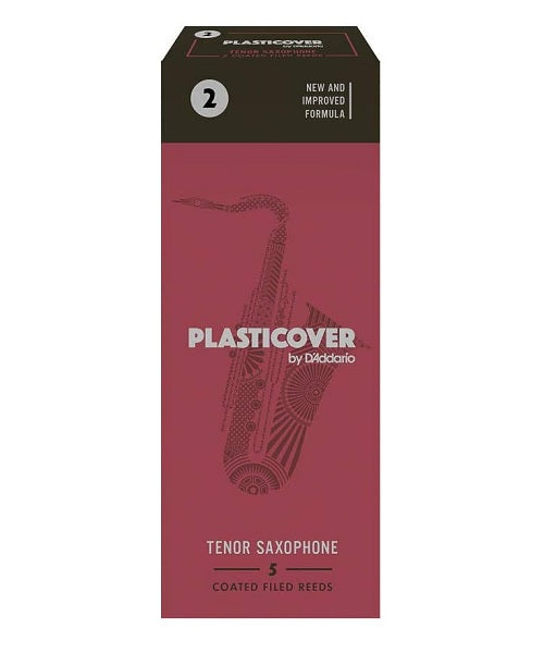 D'Addario Woodwinds (Rico) Cañas Plasticover para Saxofón Tenor 2, RRP05TSX200(5), Caja con 5 Pzas