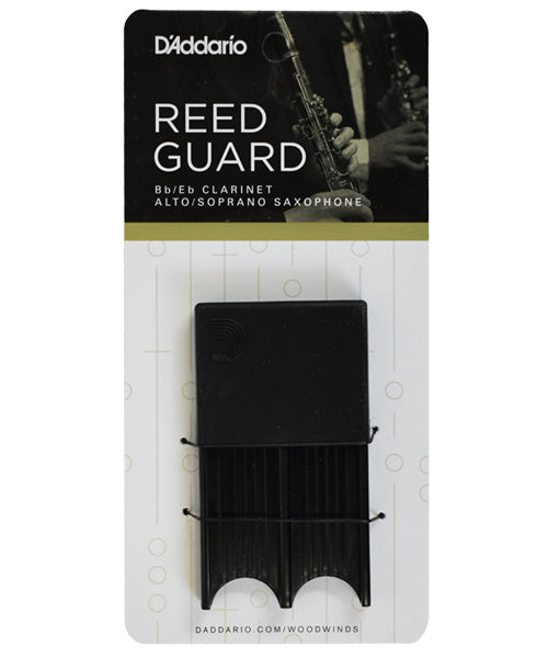 Portacañas D'Addario DRGRD4ACBK para 4 Cañas de Clarinete y Saxofón - Negro