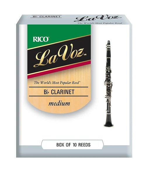 Caña D'Addario "La Voz-Medium" RCC10MD(10) para Clarinete Si Bemol-Caja de 10 Piezas
