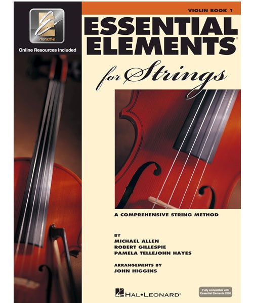 Método Essential Elements 00868049 para Violín Hal Leonard Libro 1 - con Audio Online