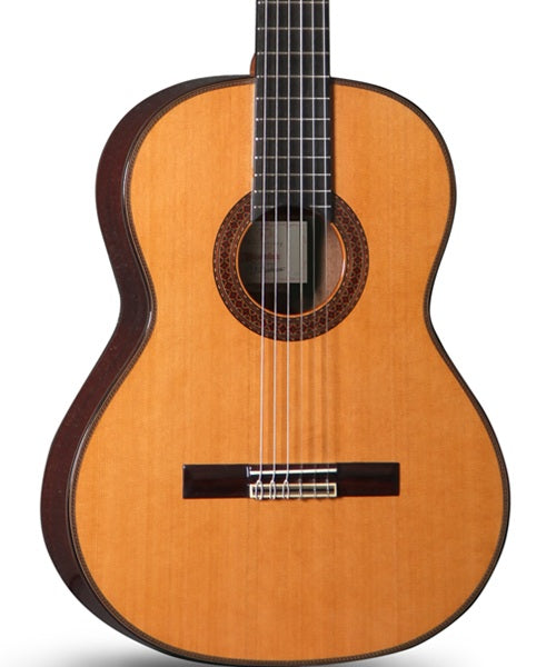 Alhambra Guitarra Clásica "7 C" 2304, Cedro + Palo de Rosa/Sipo con Funda