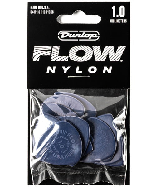 Púas Dunlop Flow Nylon 541P100 1.00mm 12 Piezas