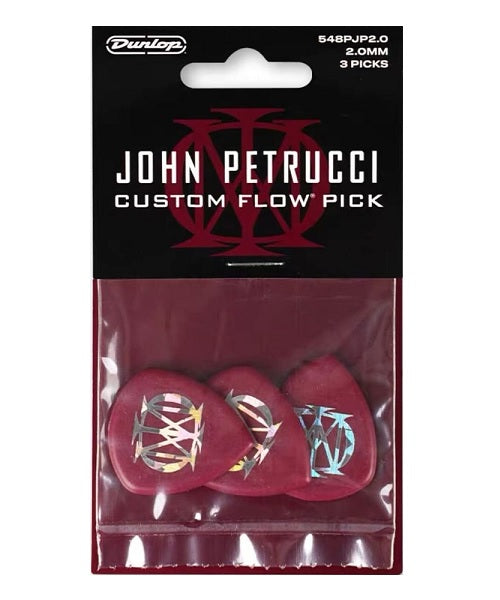 Púas Dunlop 548PJP John Petrucci Flow 2.0mm 3 Piezas