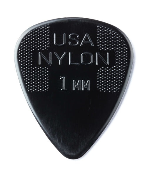 Púas Dunlop 44B1.0 Nylon Standard Negro 1.00mm 36 Piezas