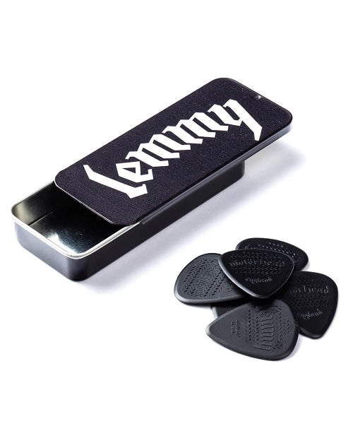 Púas Dunlop MHPT02 Motörhead Lemmy con Estuche 1.44mm 6 Piezas