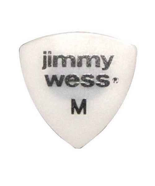 Púas Jimmy Wess JW-TR-M Forma Escudo Medium con Lija Blanco (50 pzas)