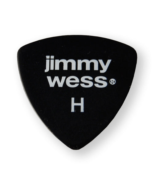 Púas Jimmy Wess JW-TR-HBK Forma Escudo Heavy Negro (50 pzas)