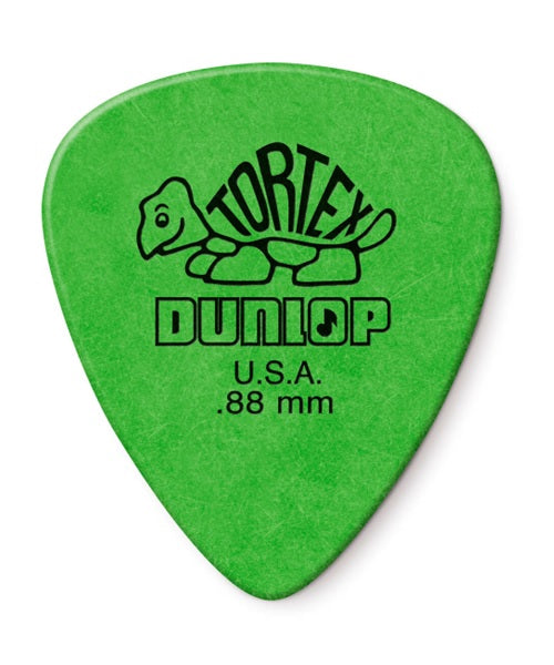 Púas Dunlop Tortex Standard 418B.8 Verde8 0.88mm 36 Piezas